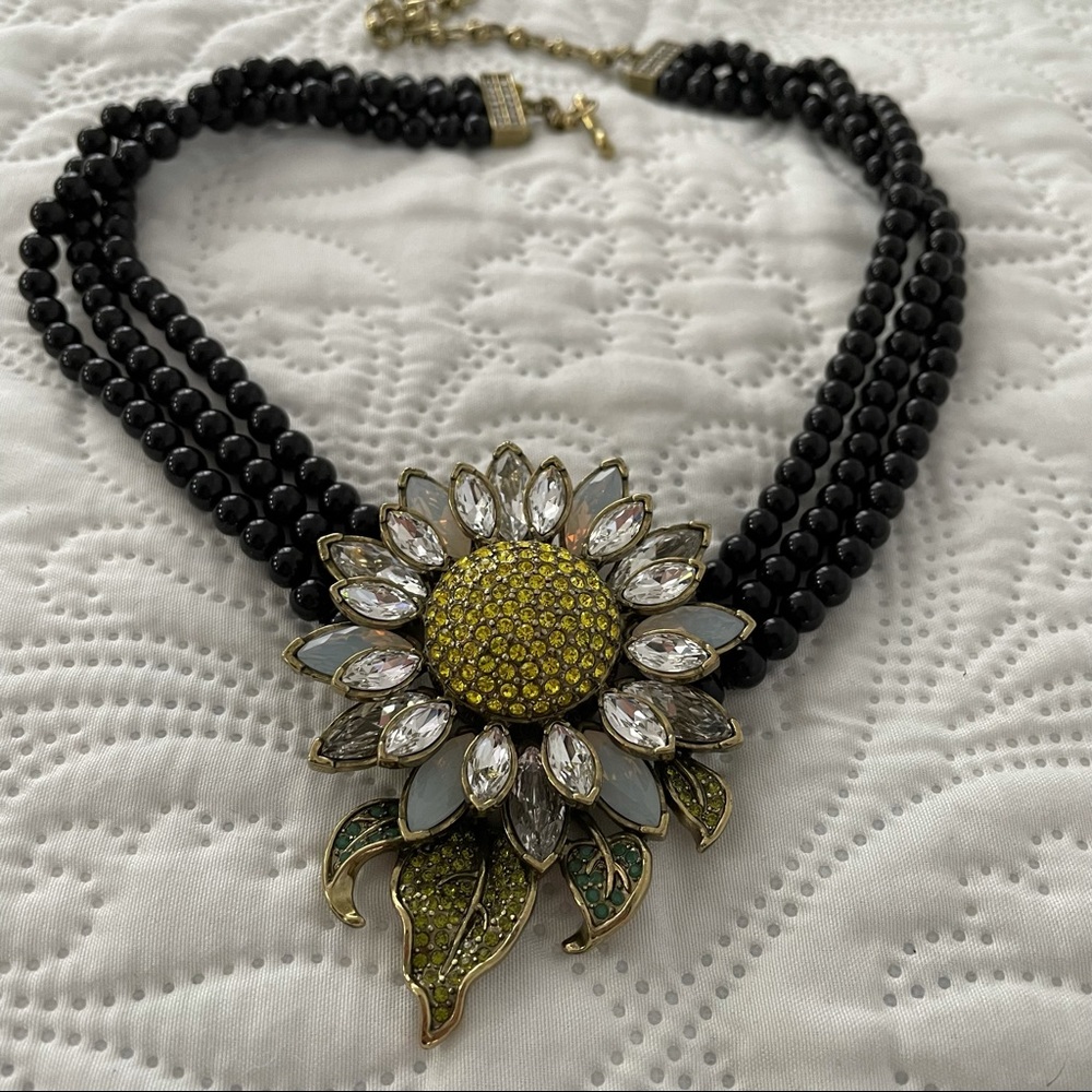 Heidi Daus Daisy 3 Strand Necklace